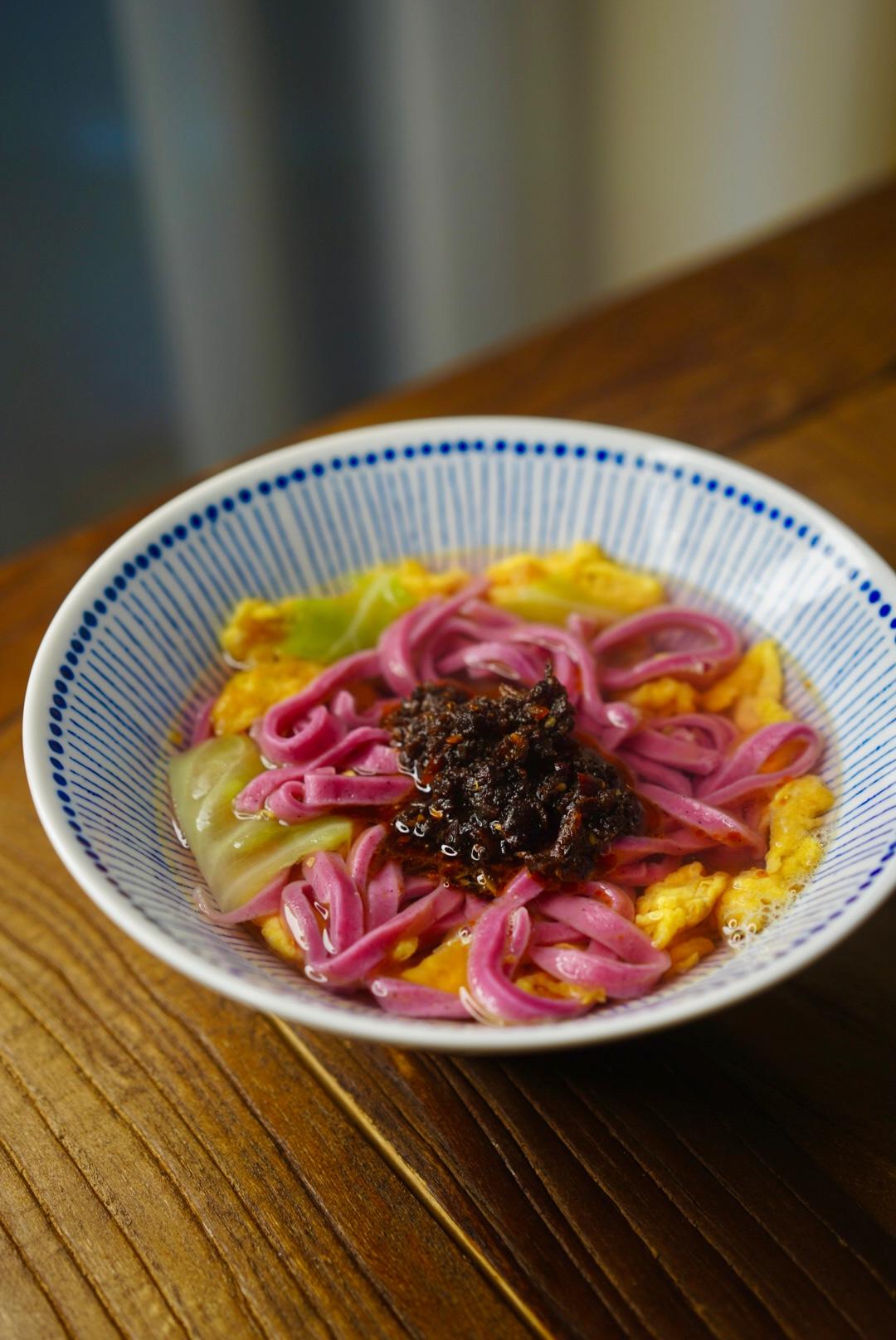 红心火龙果面条