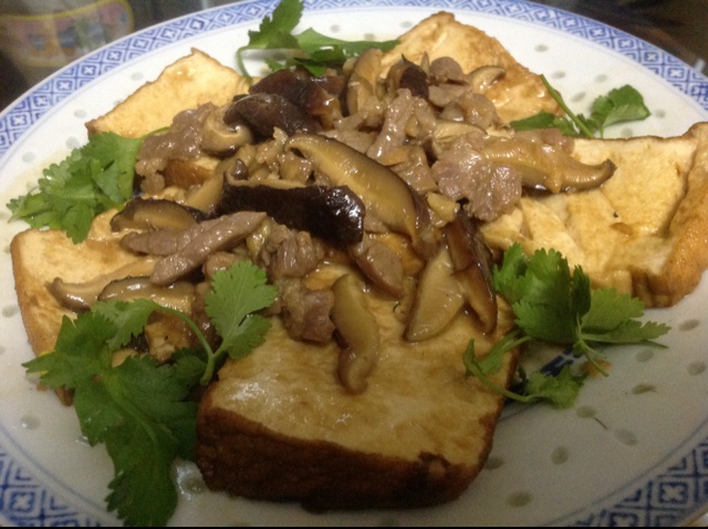 肉末香菇豆腐
