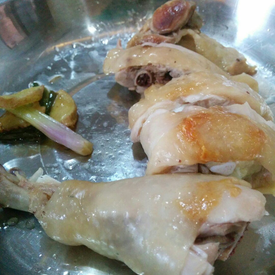电饭煲姜葱鸡