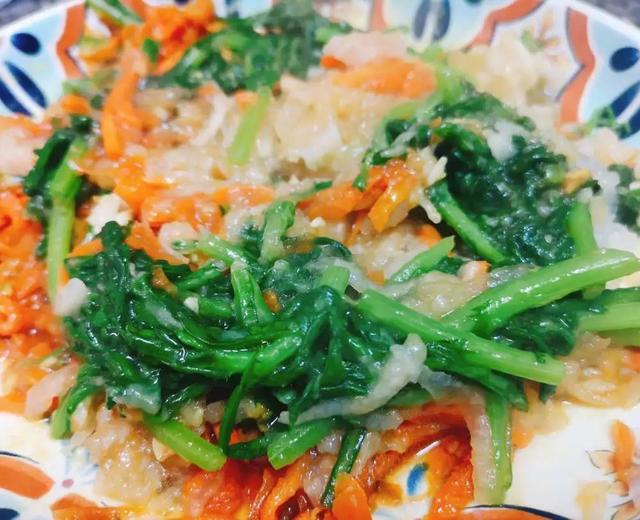 软糯清新的三色蒸菜 健康好吃易操作的做法