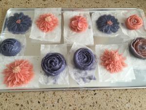 豆沙韩式裱花蛋糕的做法 步骤3