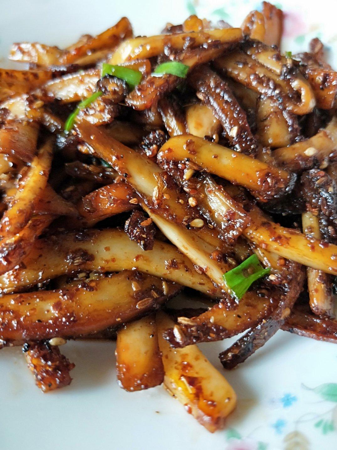 孜然黑椒杏鲍菇