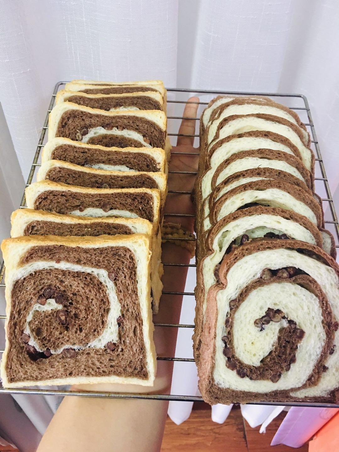 双色可可吐司（一次发酵）