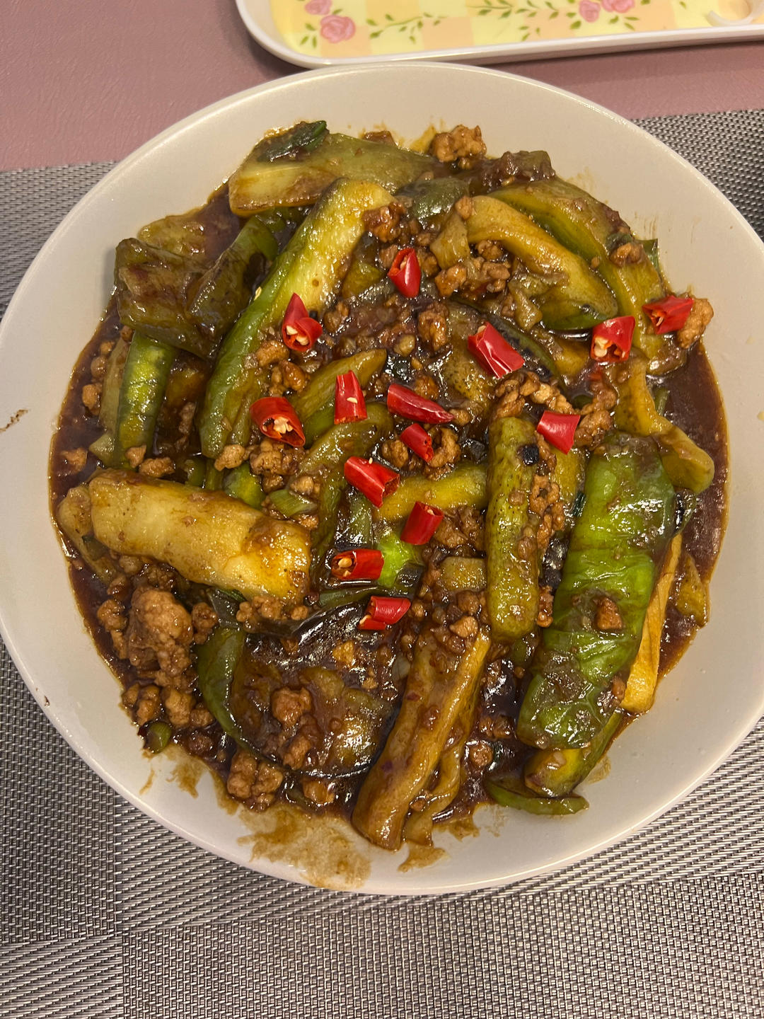 无敌好吃巨下饭的家常菜～肉沫茄子
