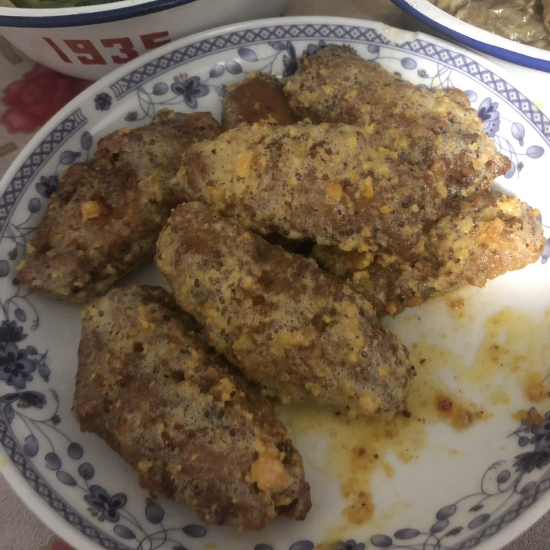 【咸蛋黄焗鸡翅】鸡飞蛋打，原来说的就是这种菜！