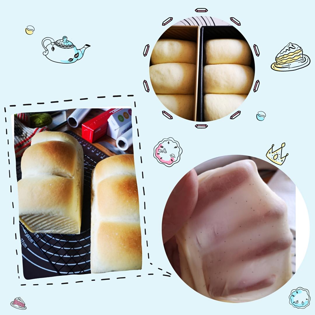 纯奶手撕吐司的做法 步骤1