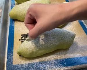 【冷藏发酵】全麦麻薯软欧包｛面包机揉面｝后油法的做法 步骤14