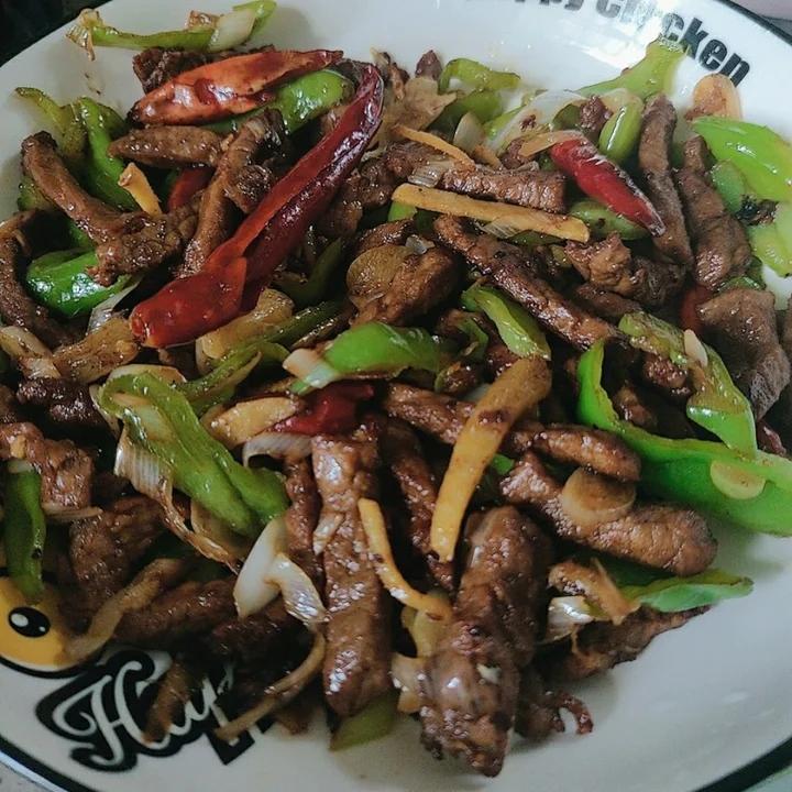 小炒牛肉丝