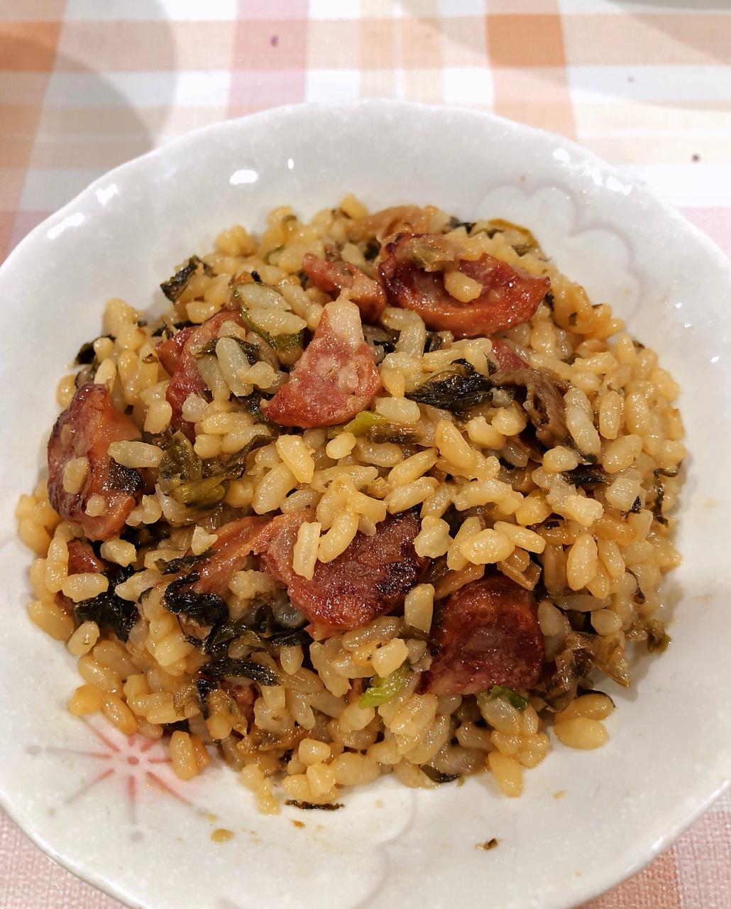 梅干菜香肠焖饭（电饭煲）