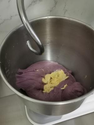 紫薯椰蓉老面包的做法 步骤7