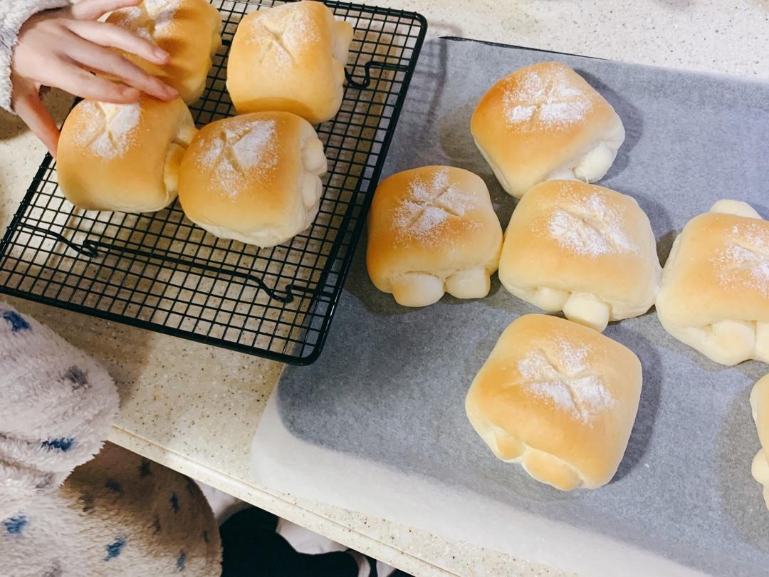 日式牛奶面包卷，松软到不行的一款