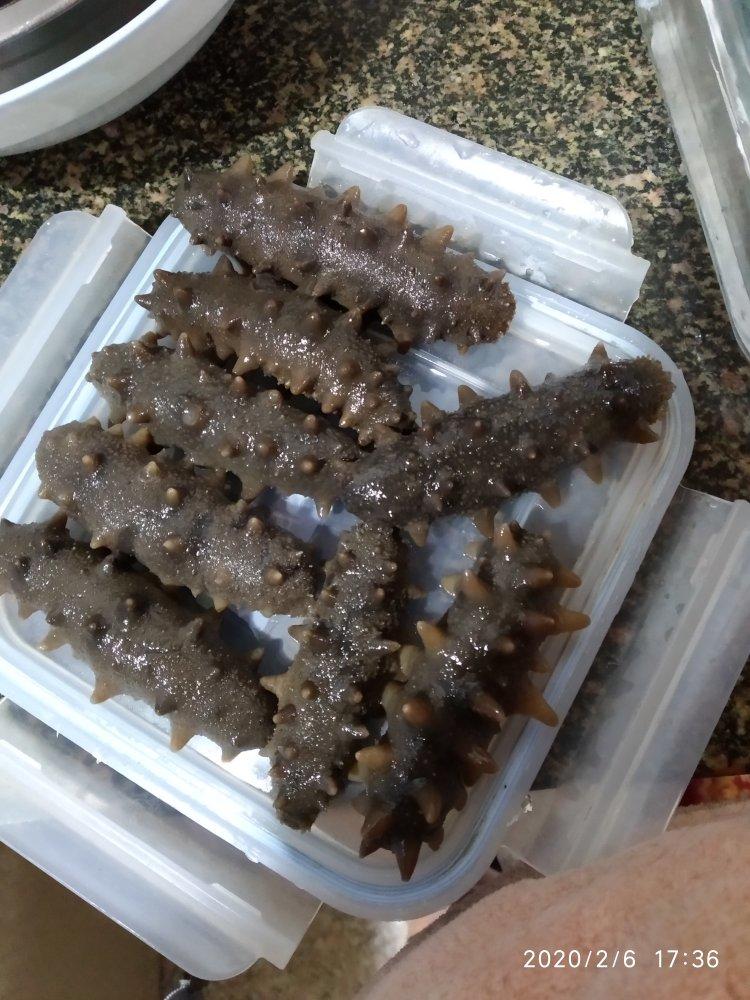 泡发干海参