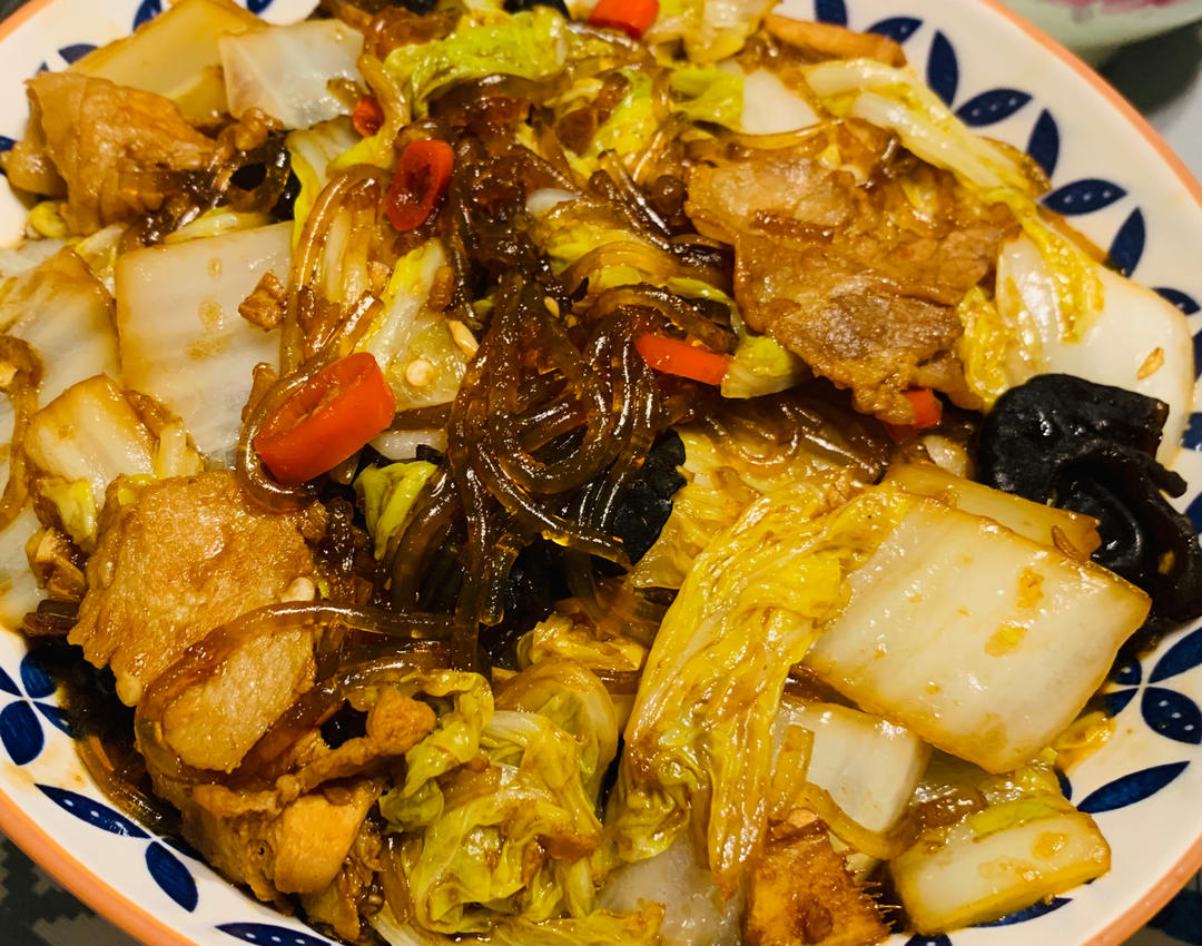 猪肉白菜炖粉条