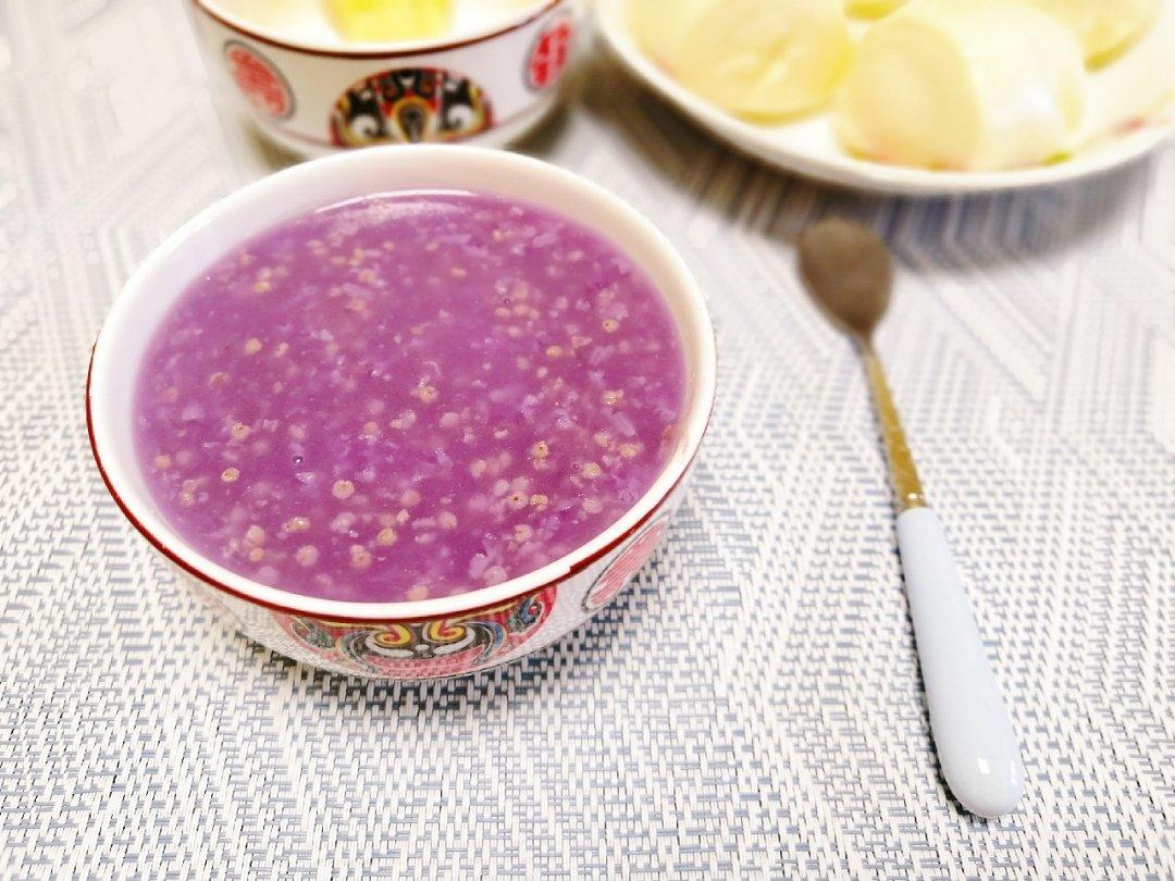很紫的紫薯粥