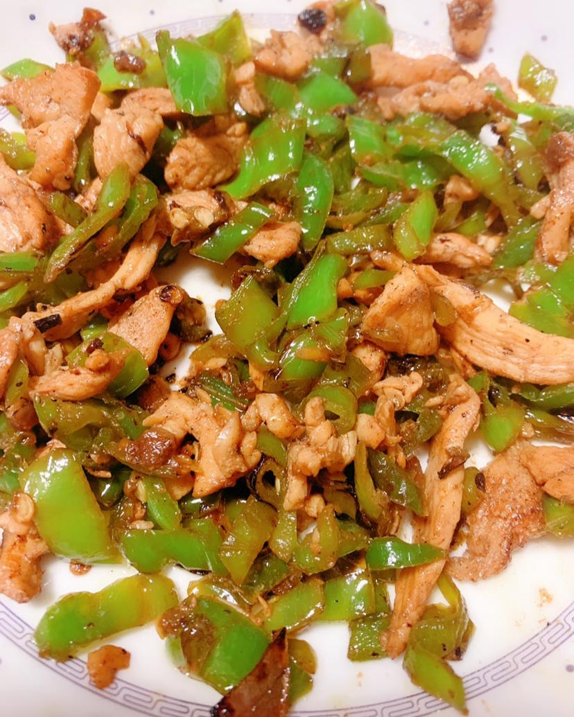 青椒炒鸡胸肉