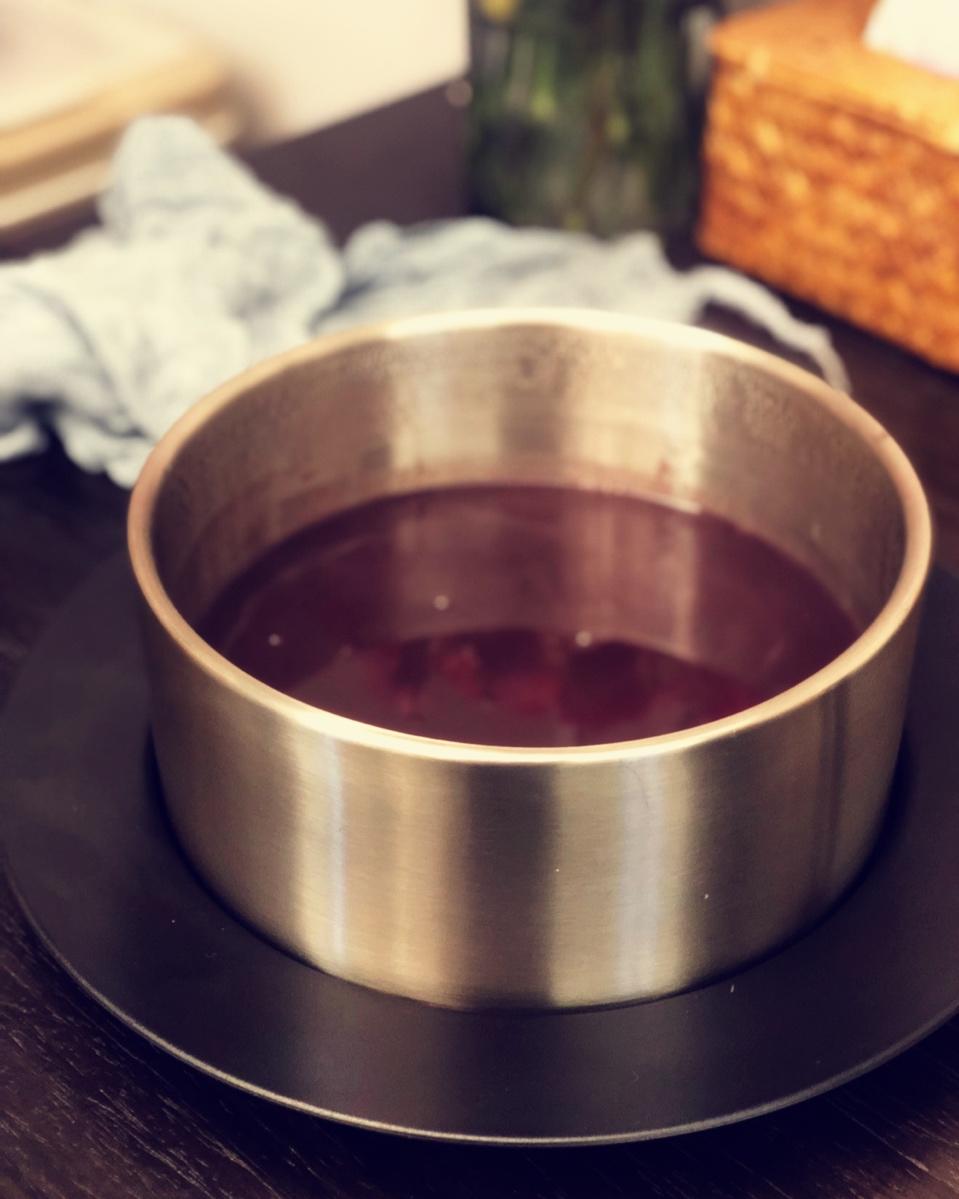 香醇的紫米米糊