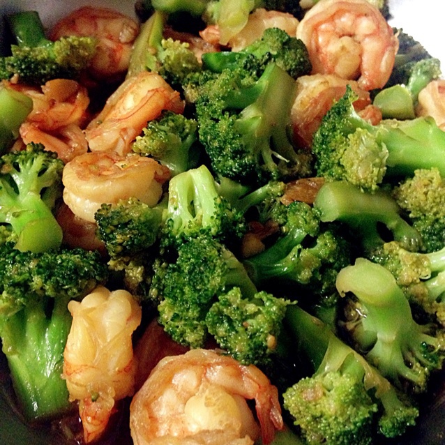 西兰花炒虾仁