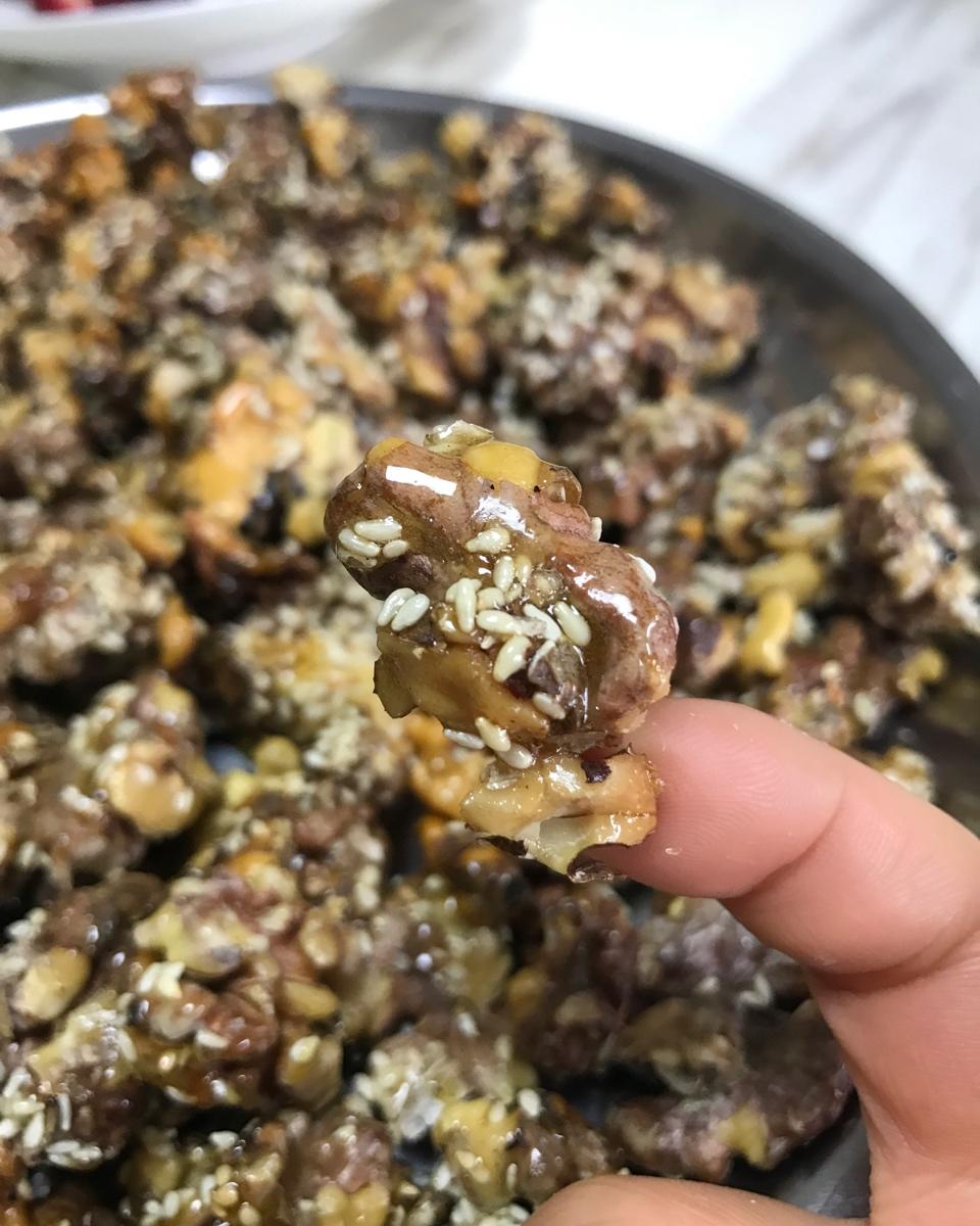 【琥珀核桃仁】冰糖无油不粘手