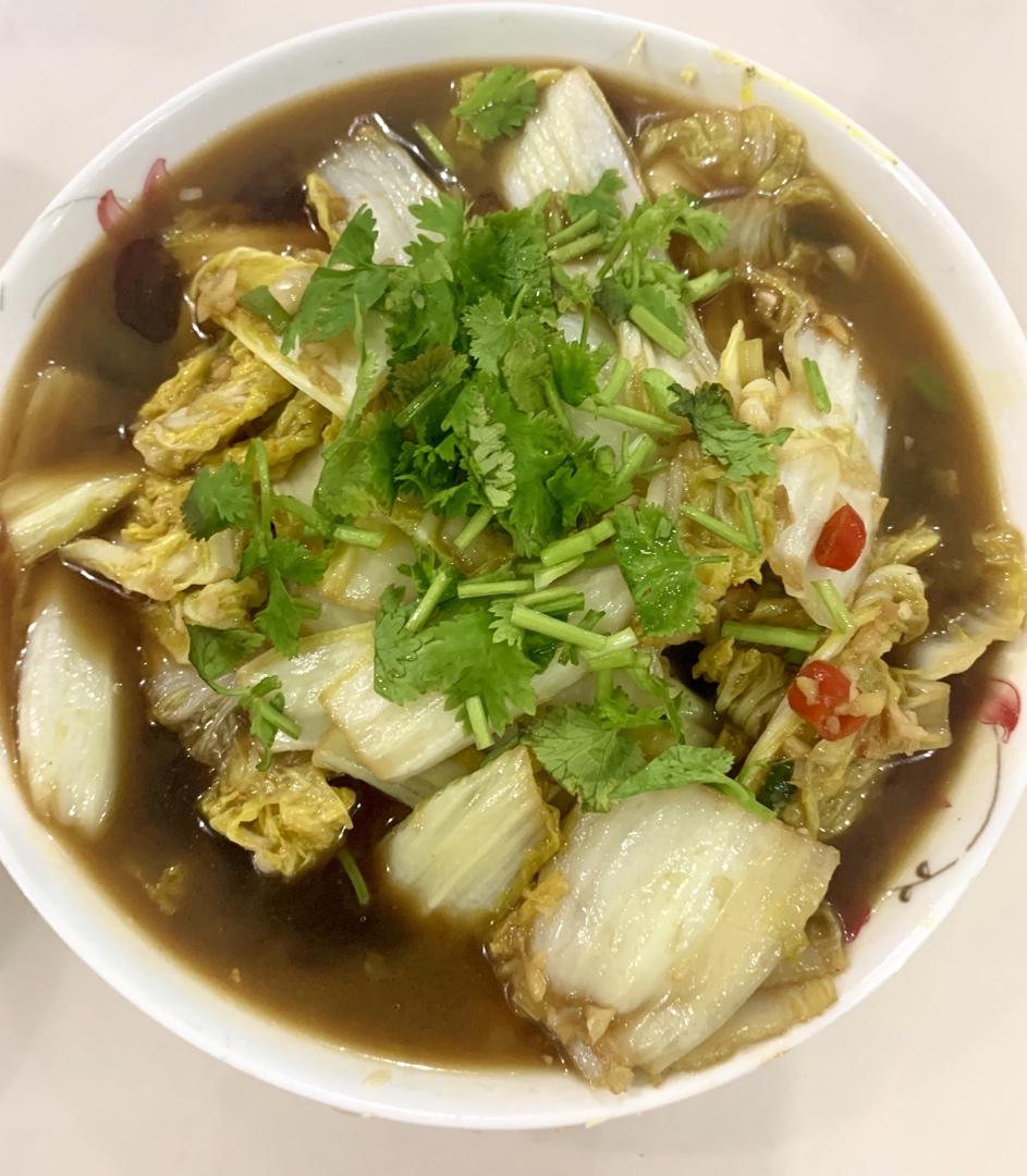 5分钟快手菜❗️巨下饭的酸辣娃娃菜，酸辣开胃❗️