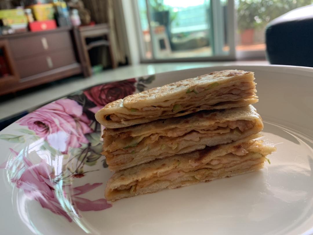 葱香牛肉千层饼