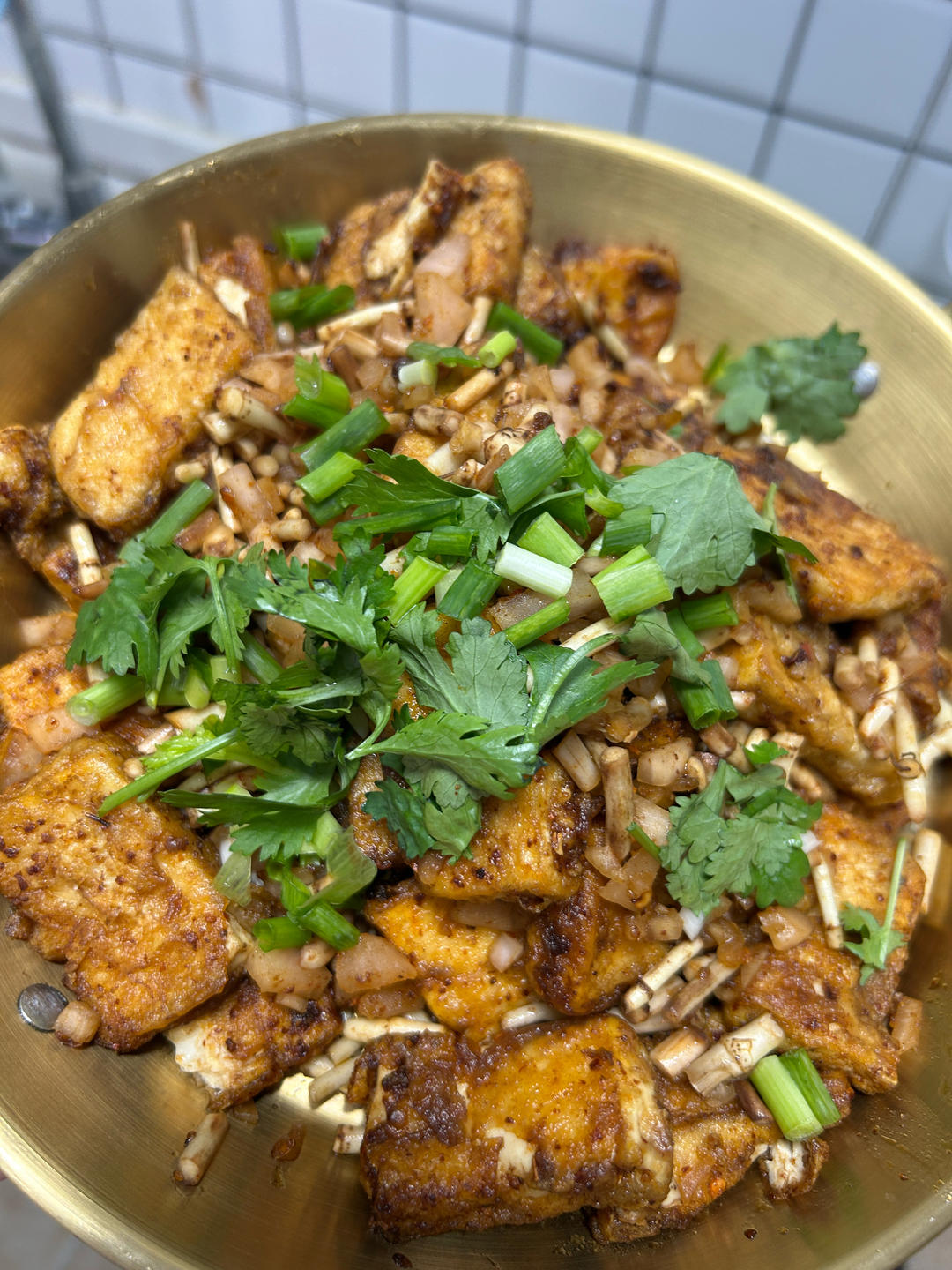 分分钟光盘，完爆路边摊的香煎孜然豆腐