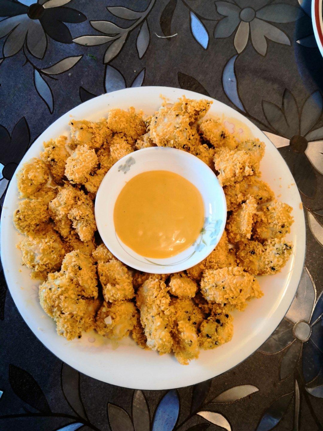 烤箱版鸡米花 | 无需油炸 蒜香味十足