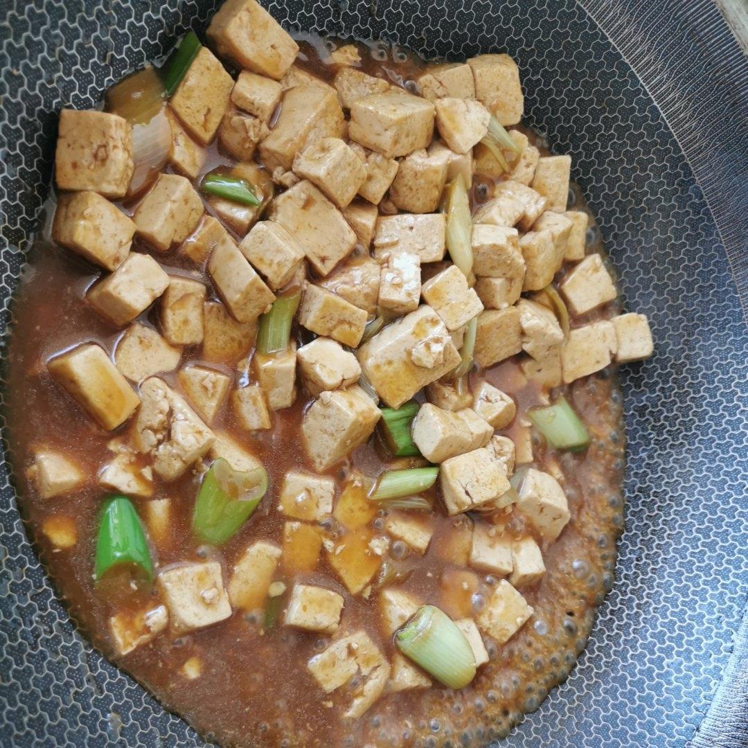 葱烧豆腐