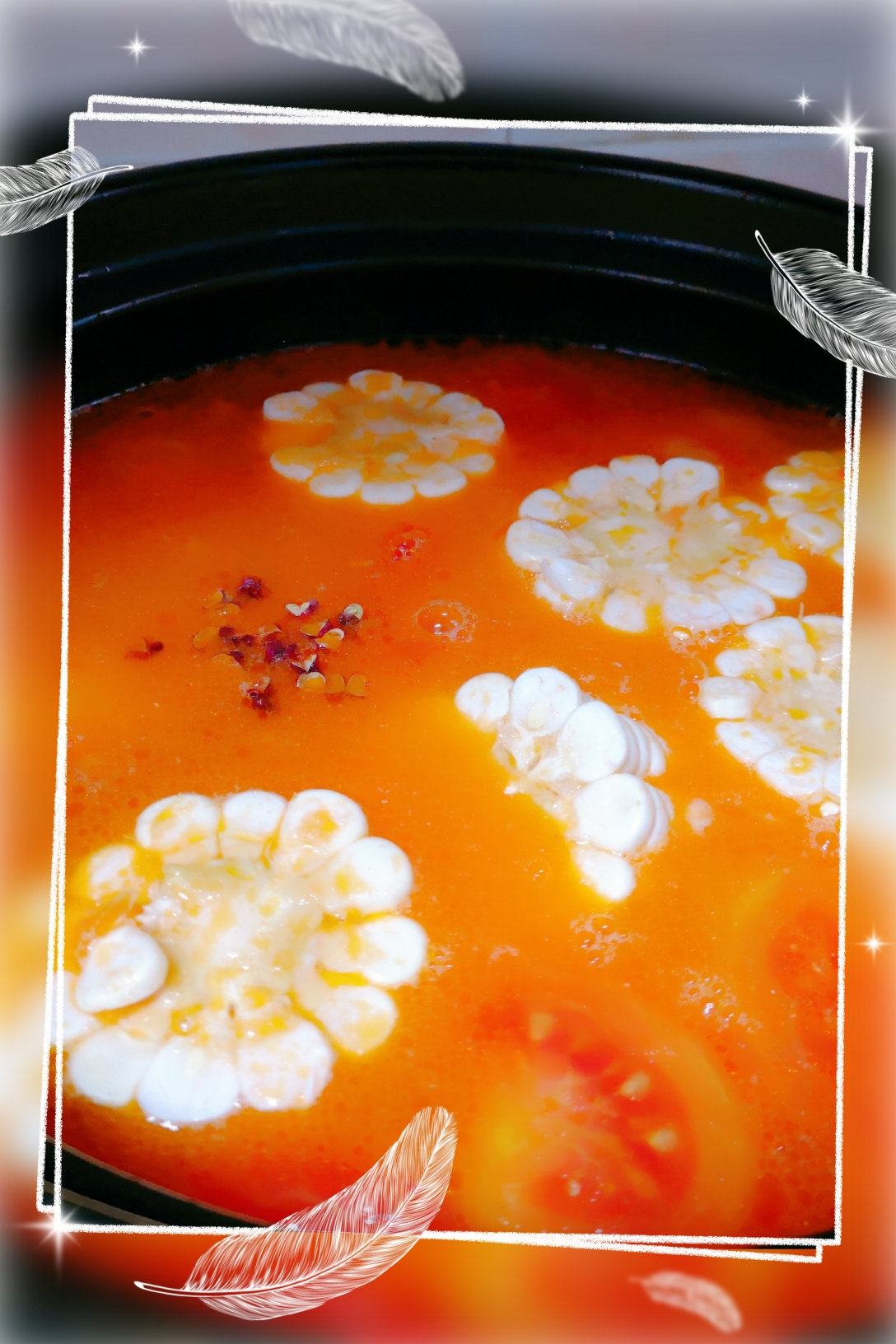 番茄玉米排骨汤(夏日必备，减脂)