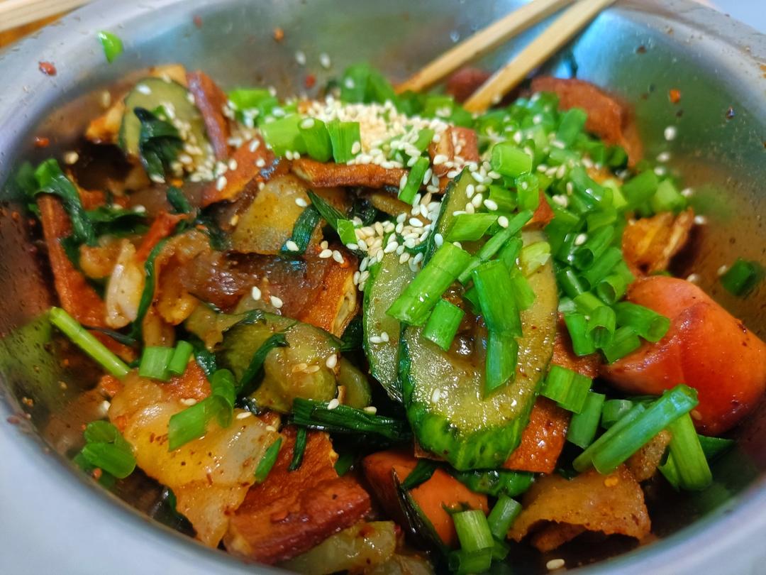 自制重庆烧烤：泡萝卜和剪碎是精华