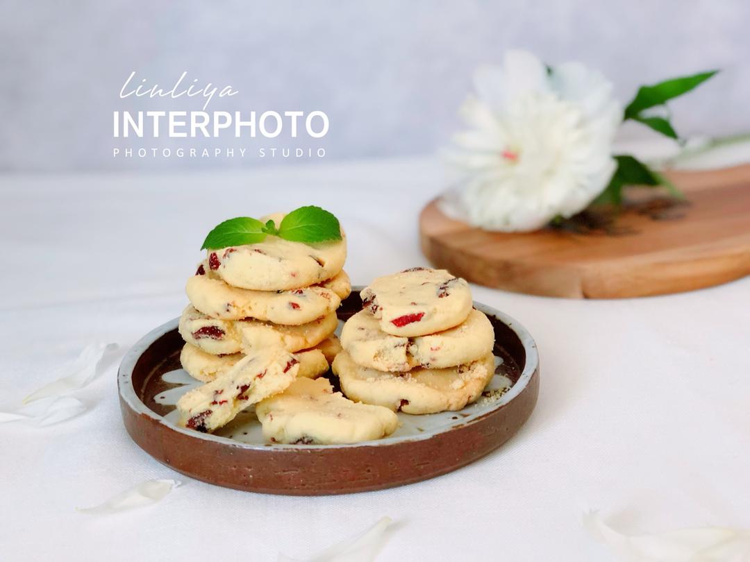 低糖版·酥掉渣）蔓越莓玛格丽特曲奇·宝宝辅食 零食