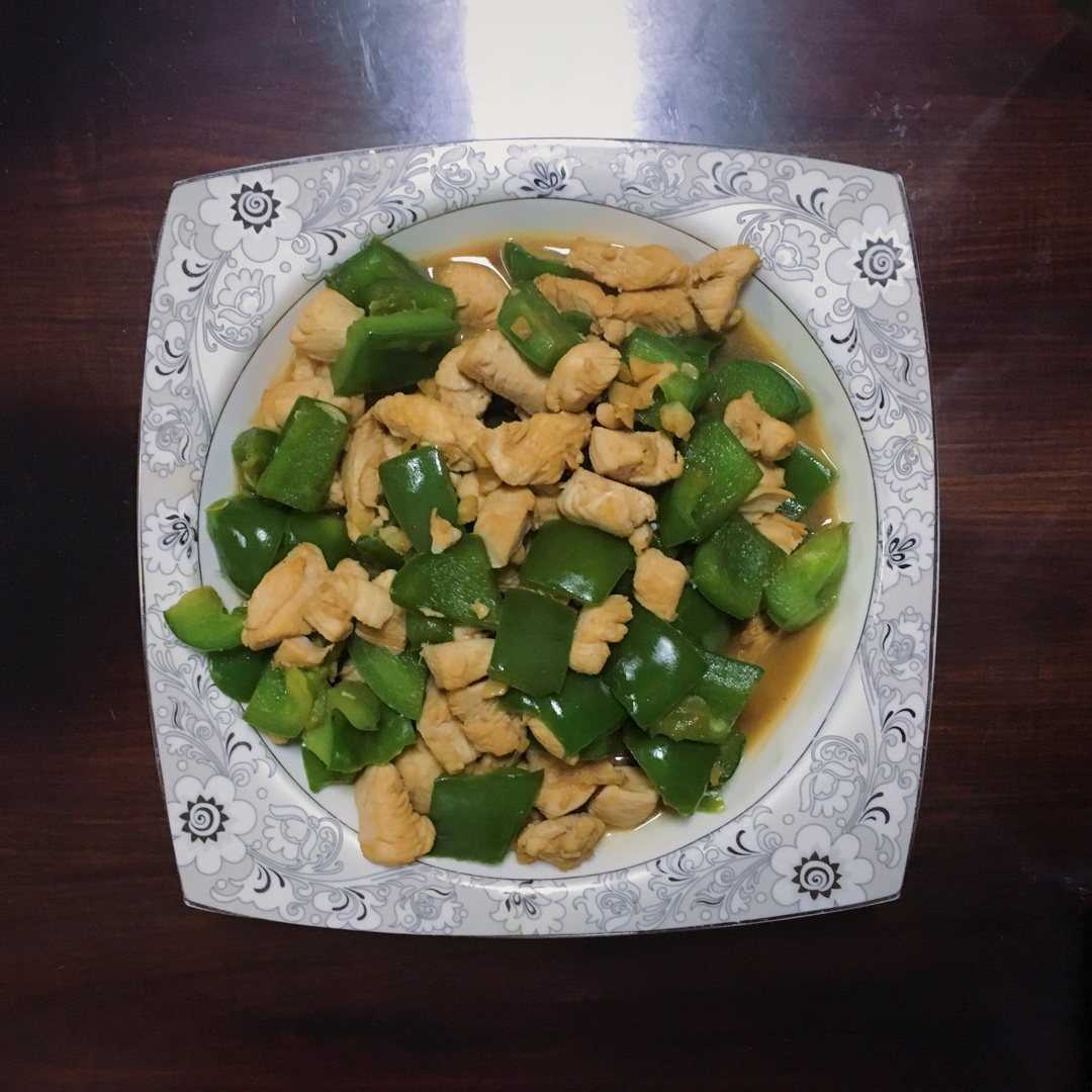 5分钟速食--青椒炒鸡脯