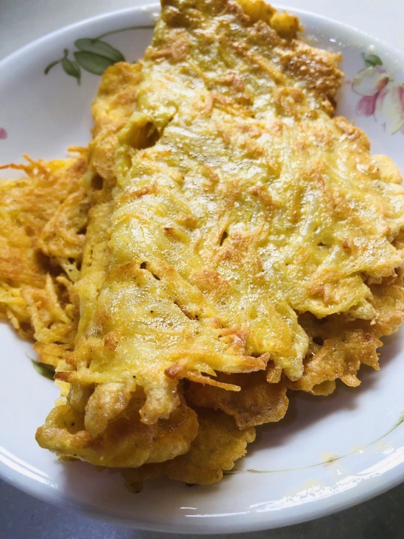 土豆胡萝卜鸡蛋饼