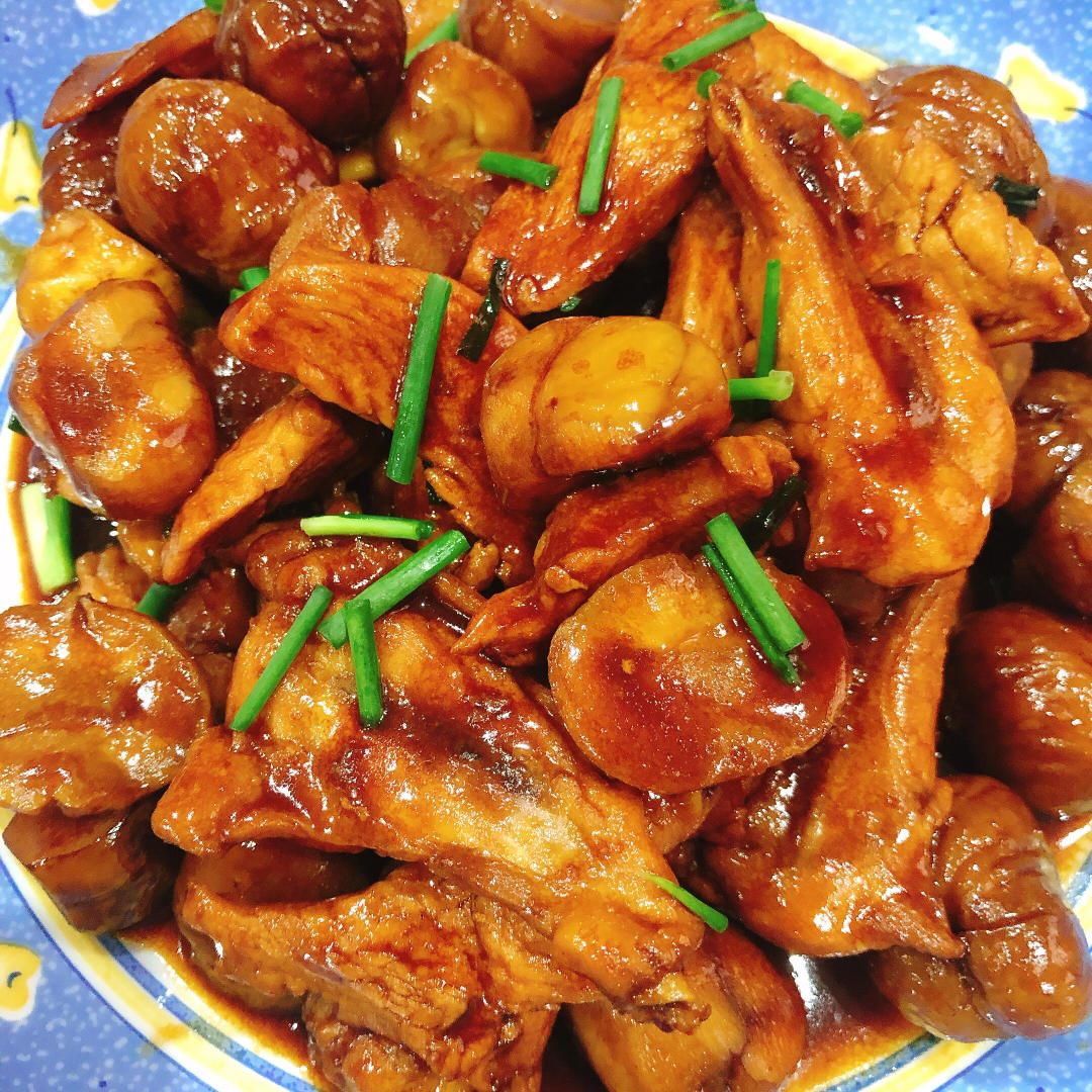 栗子烧鸡（附板栗去皮技巧）