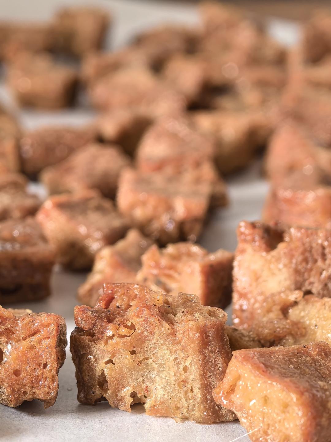 【健康零食】自制面包干