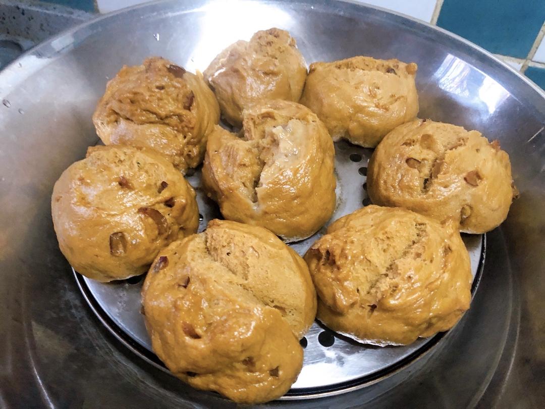 新手也能爆开花的老面红糖大枣开花馒头（泡打粉版or无泡打粉版）