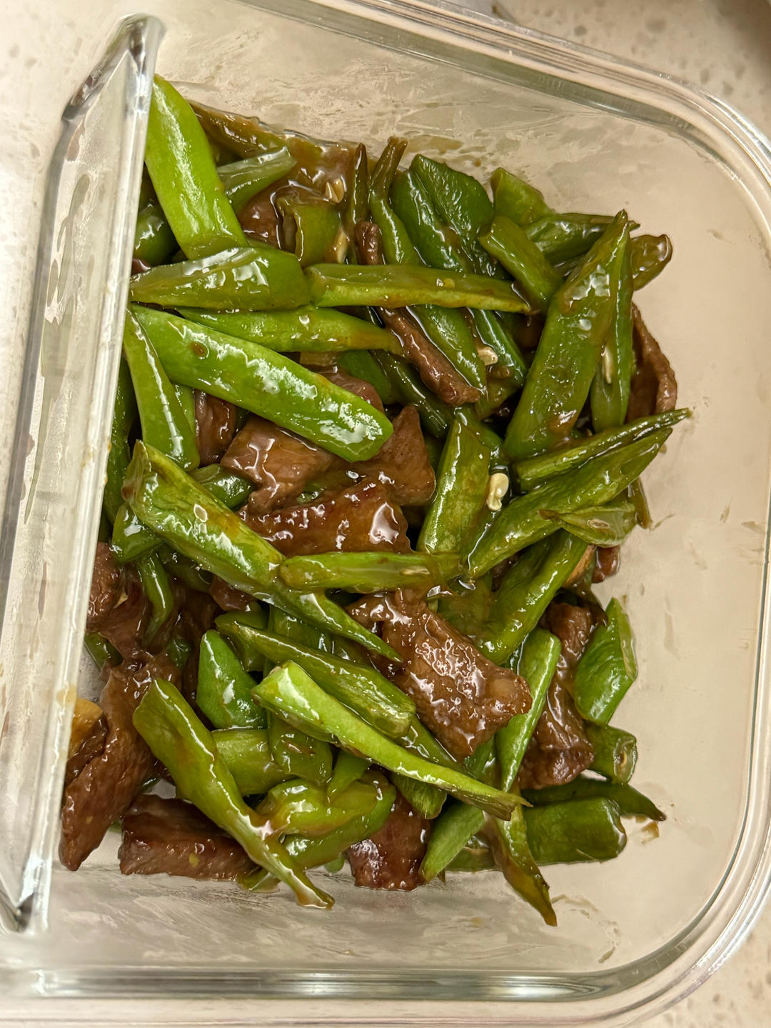 四季豆炒牛肉