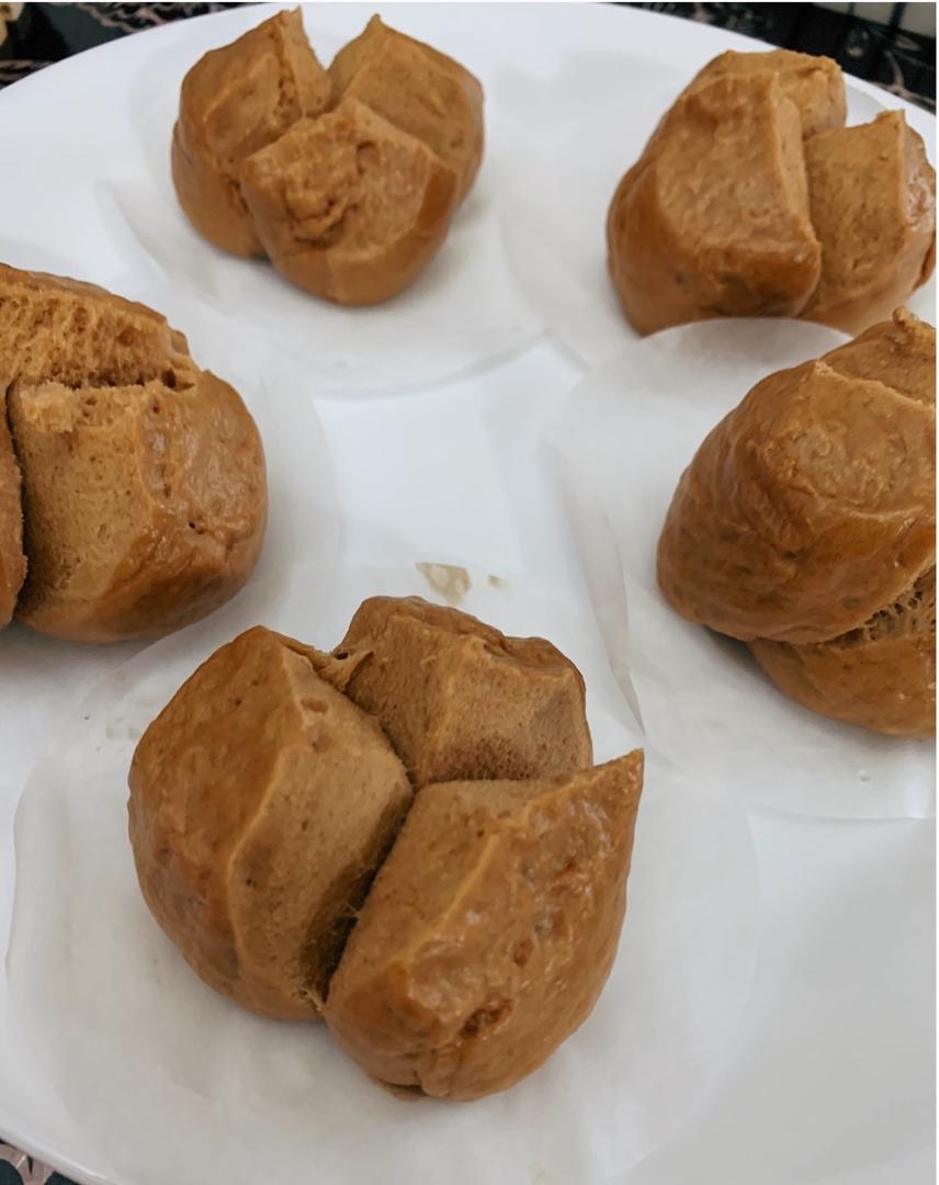 快手红糖开花馒头