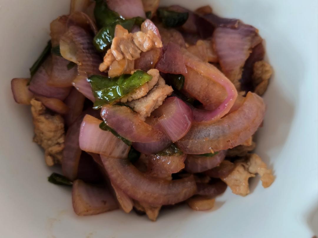下饭菜：洋葱青椒炒肉片