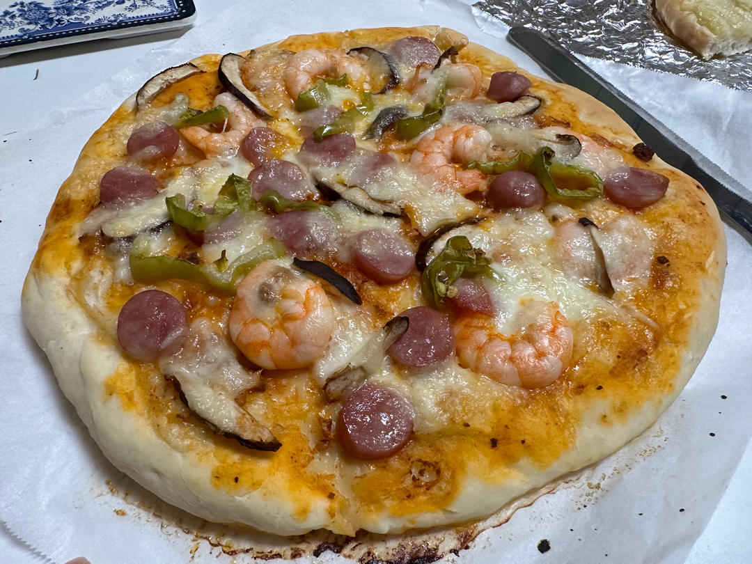 自制厚底披萨面饼