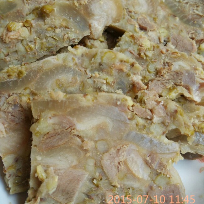 绿豆冻肘