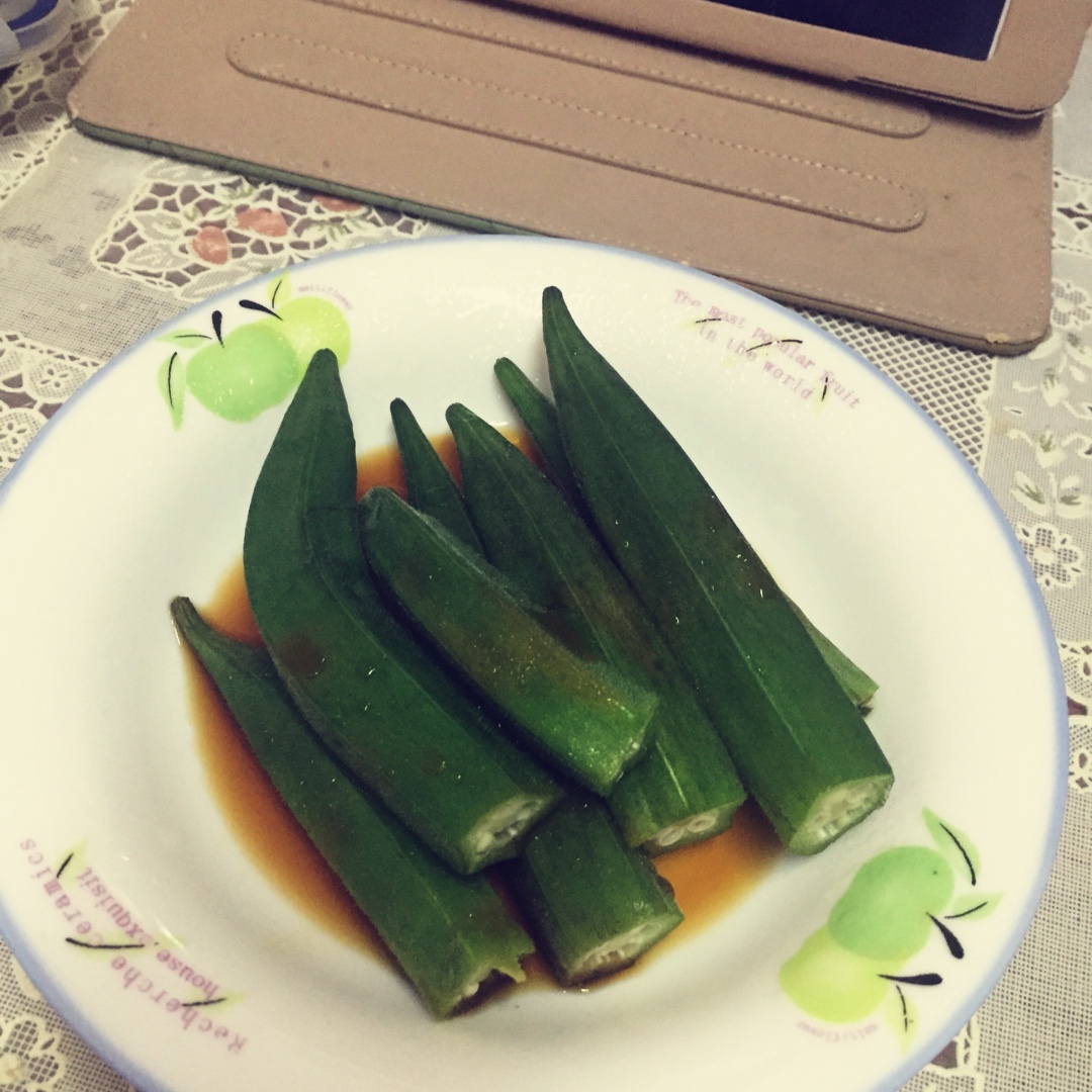 【白灼秋葵】清爽简单