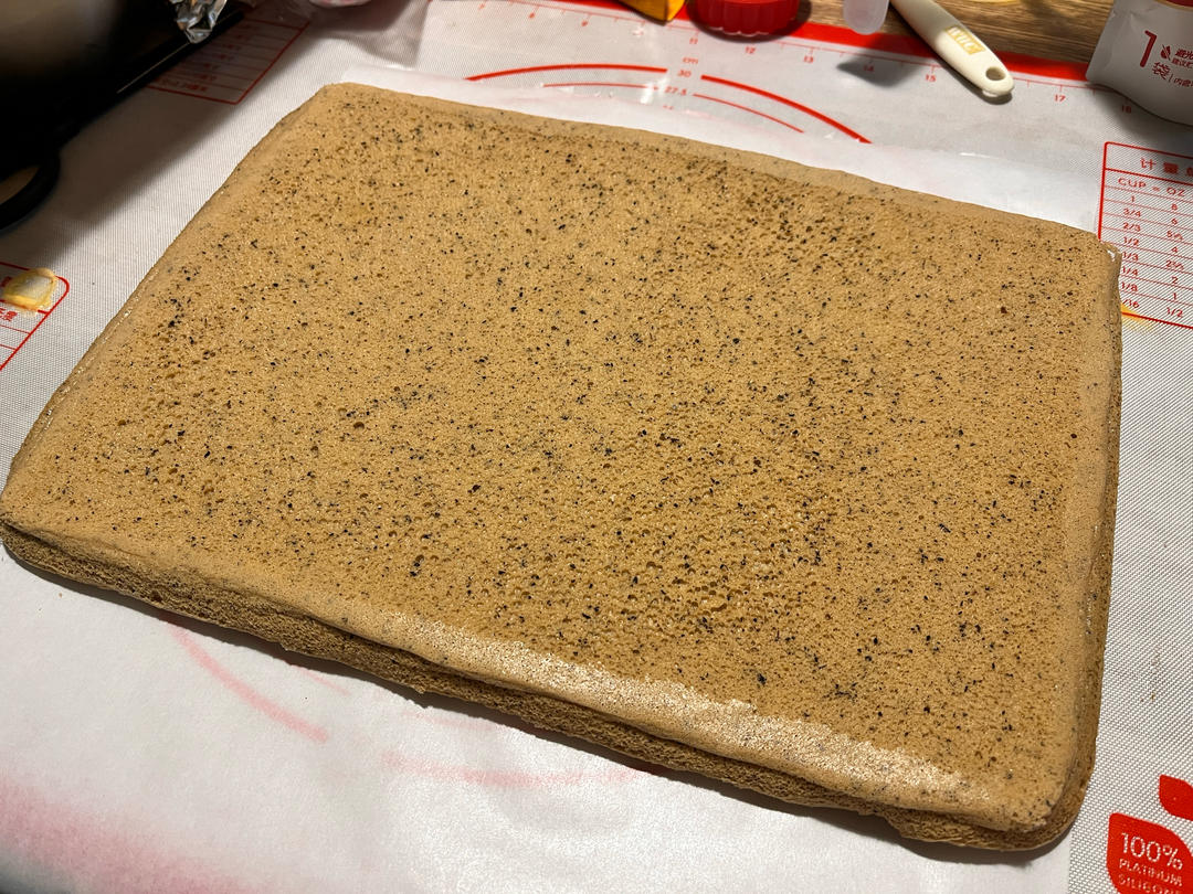 山姆招牌丨伯爵红茶蛋糕卷丨卷不裂配方分享