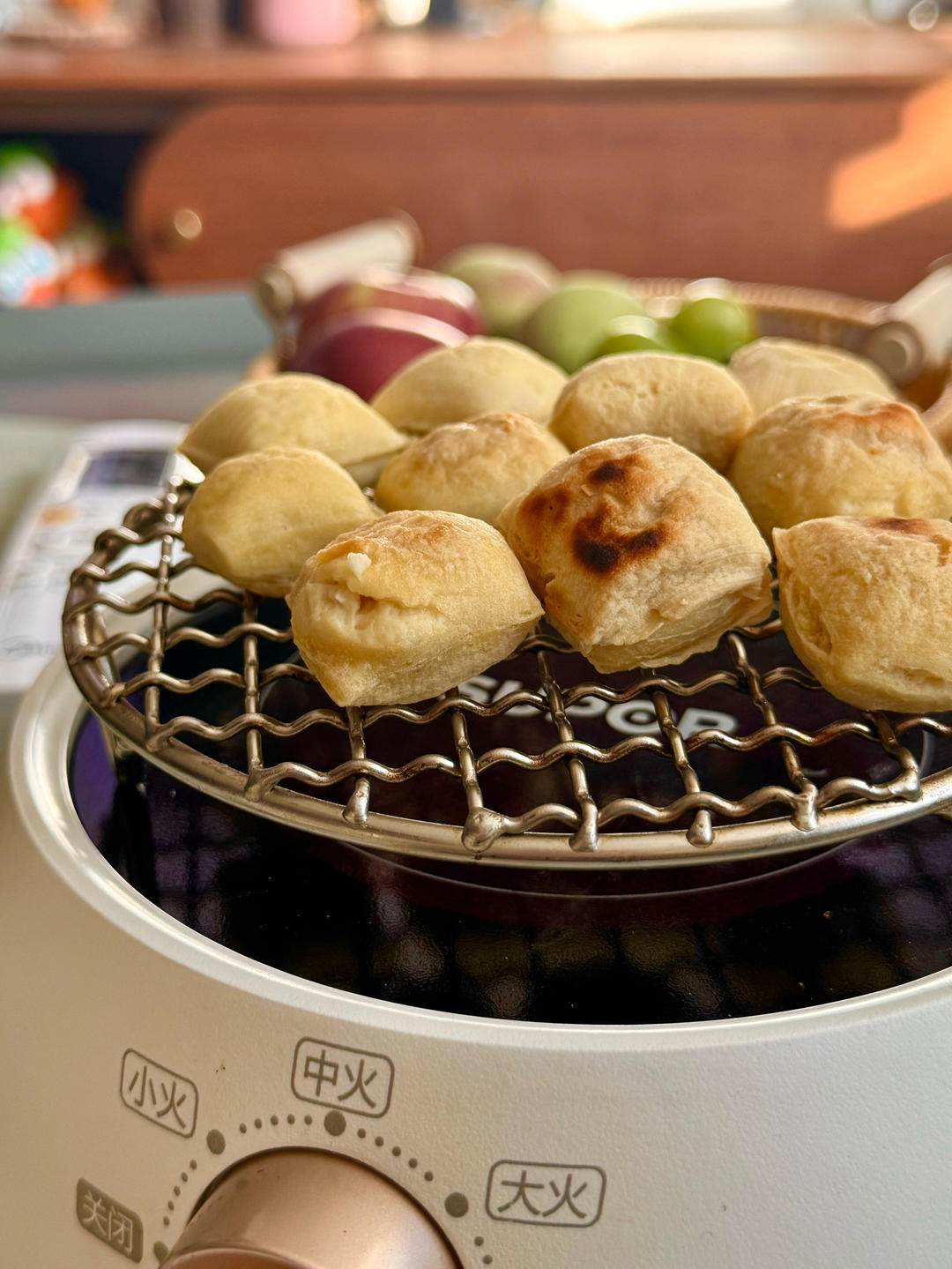 日式烤网烤包浆豆腐