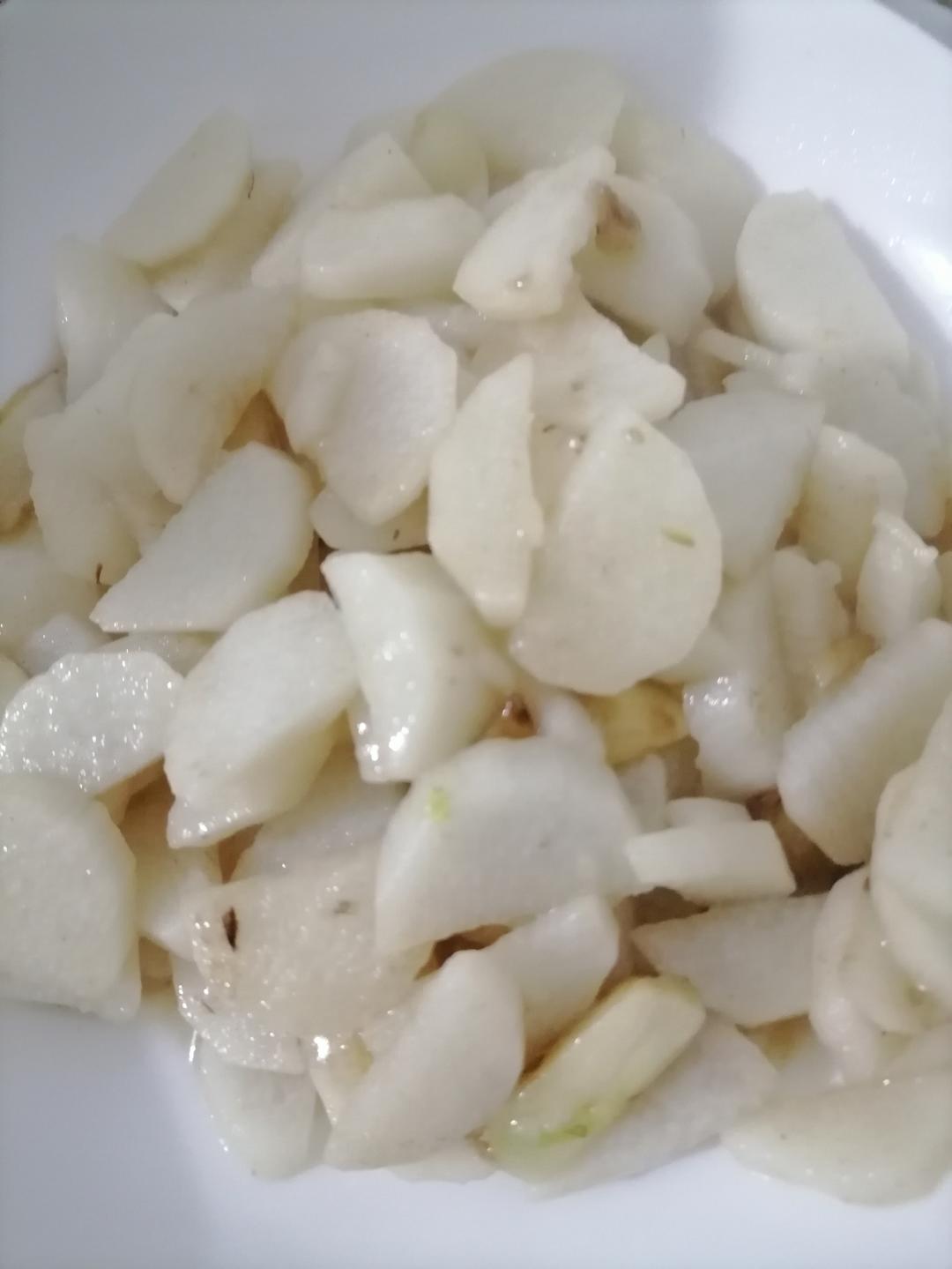 清淡滋补-清炒山药片