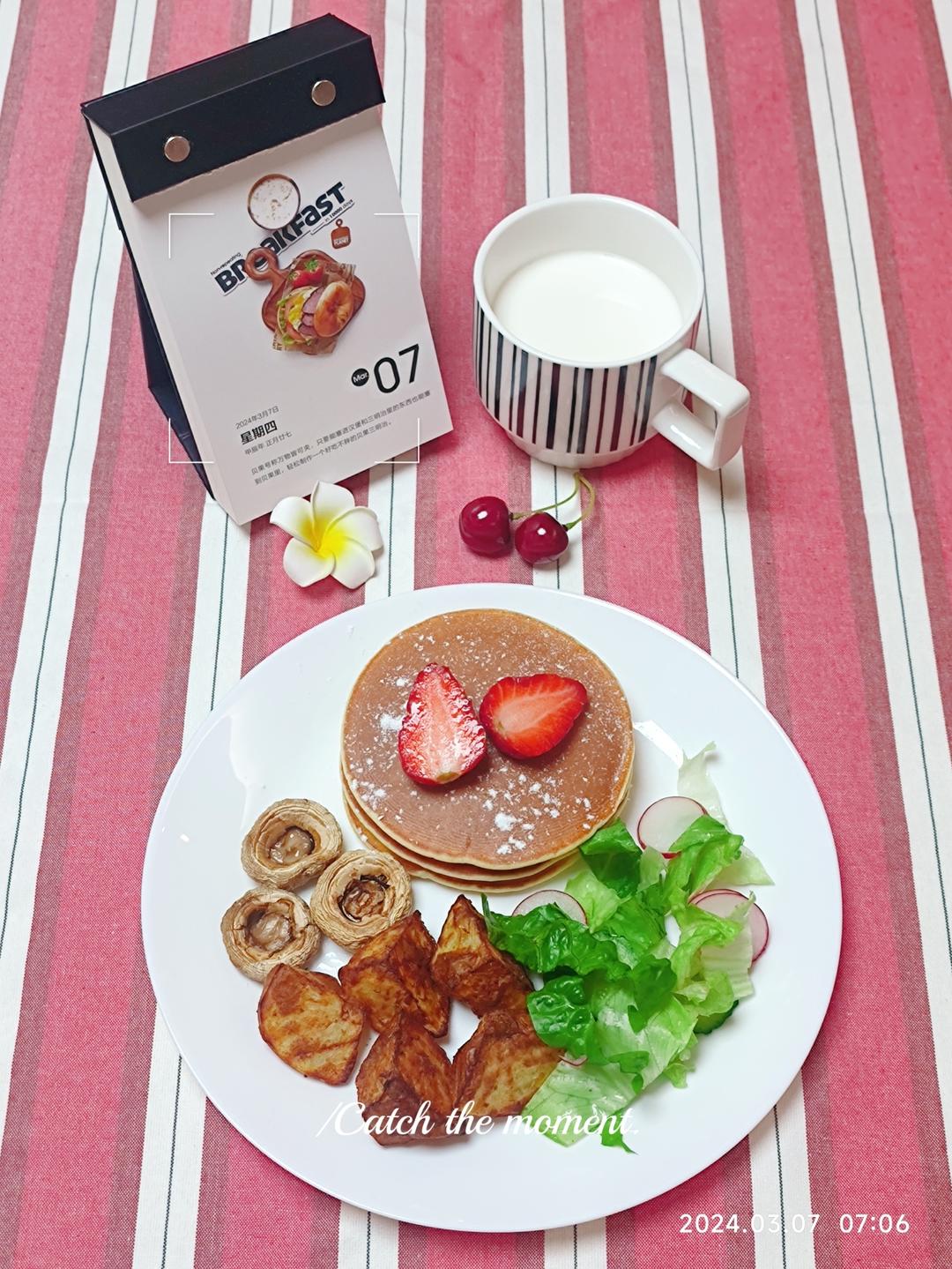 快手松饼（早餐吃它准没错~）