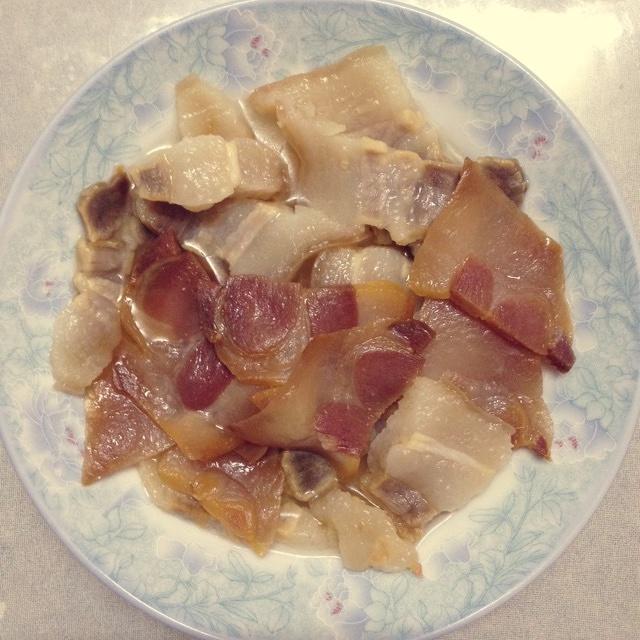 咸肉炖火腿肉