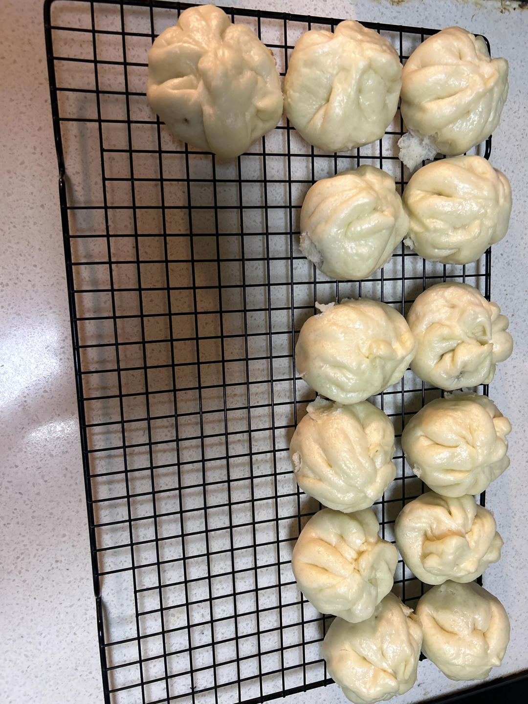 超简单自发粉包子