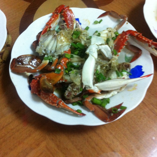 葱油蟹