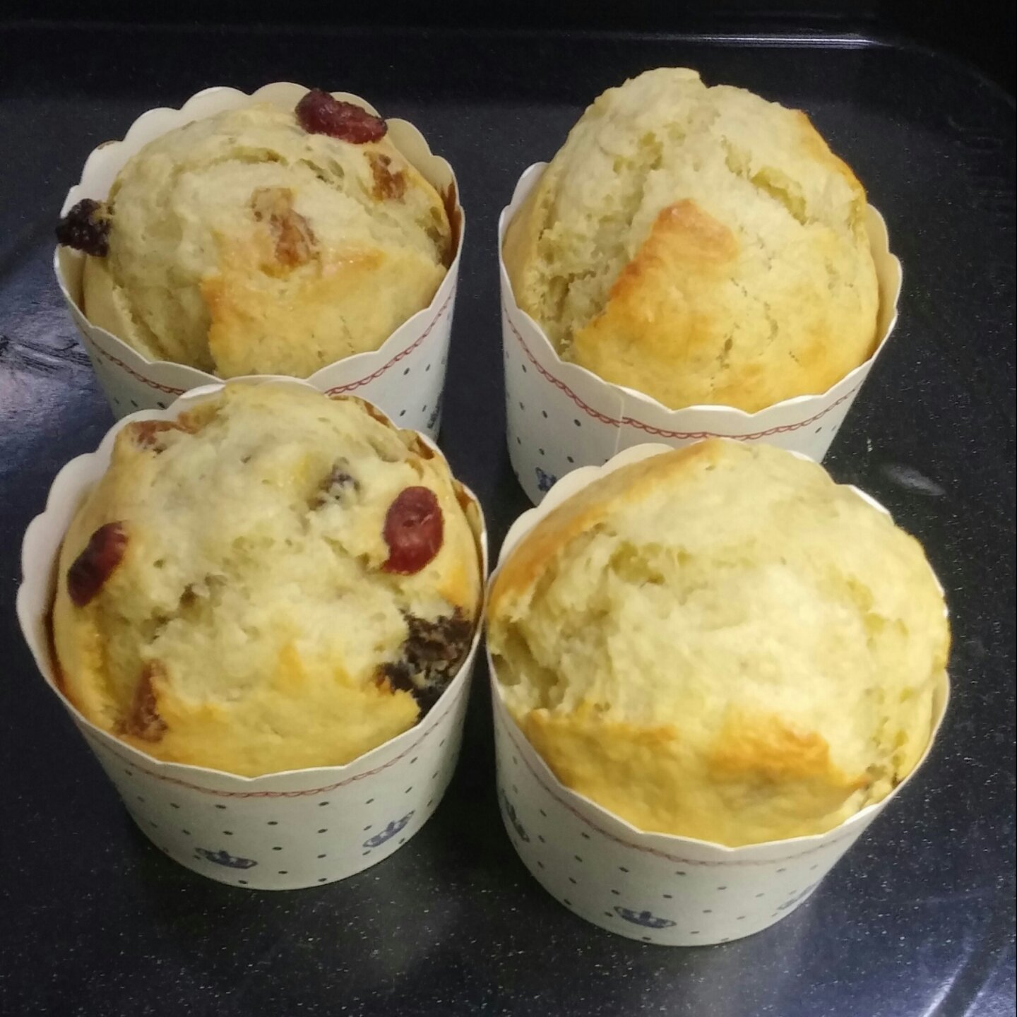 少女心的香蕉蔓越莓玛芬