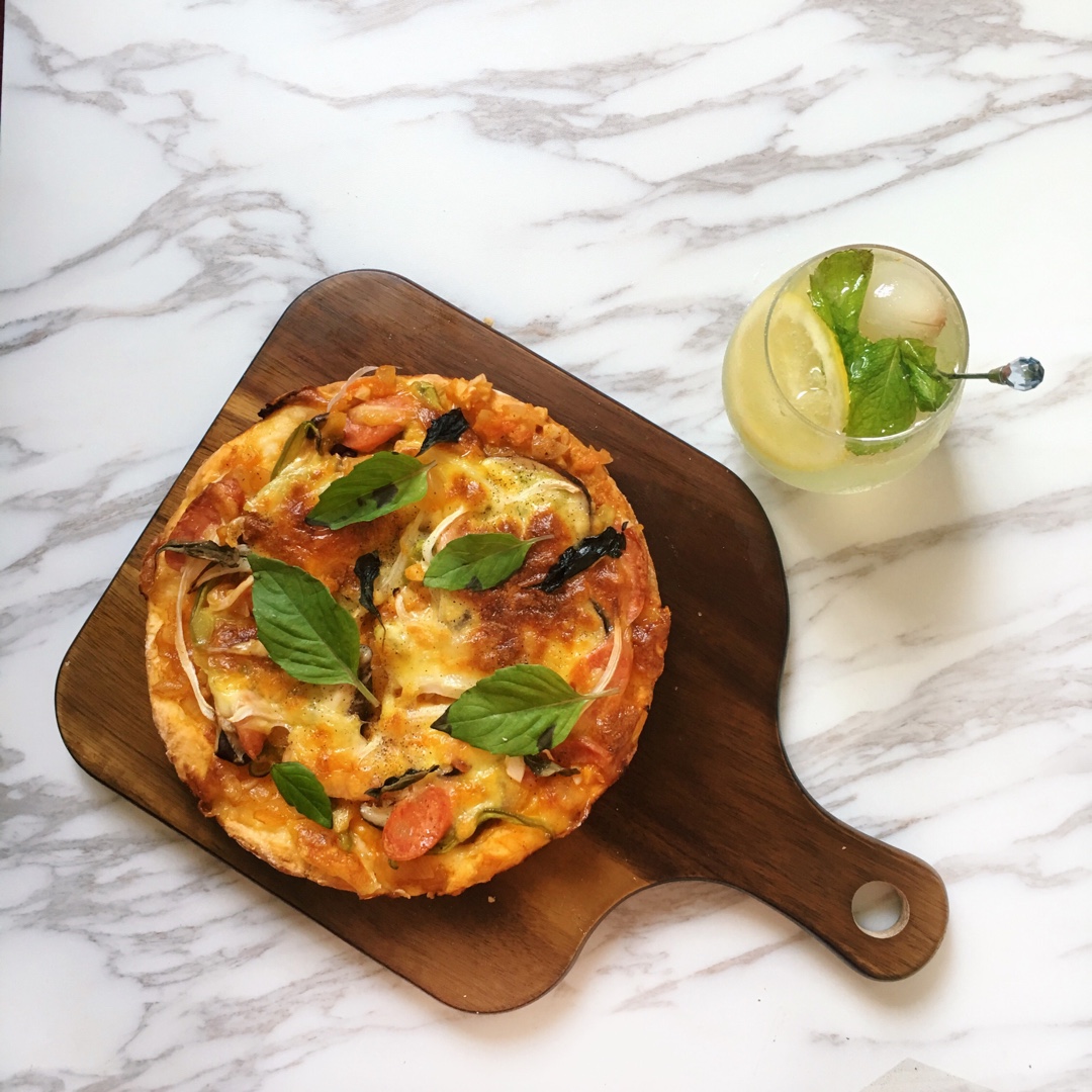 不用酵母的披萨底 No Yeast Pizza Dough